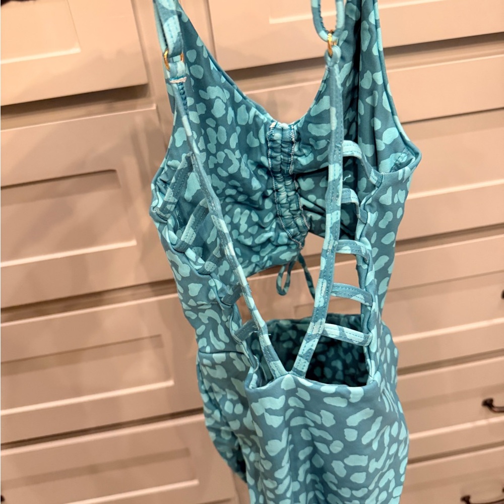 Midori Teal and Light Blue Swimwear - Picture 5 of 8